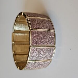 Rose gold stretch bangle
